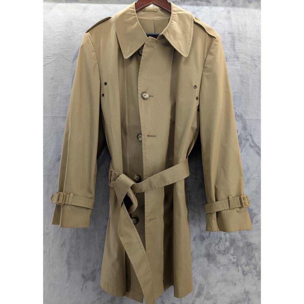 London Fog Maincoats Trench Coat with Belt, 40Reg